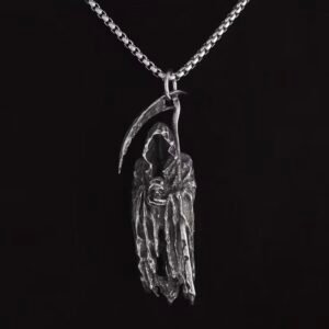 COLLAR SANTA MUERTE GOTICA