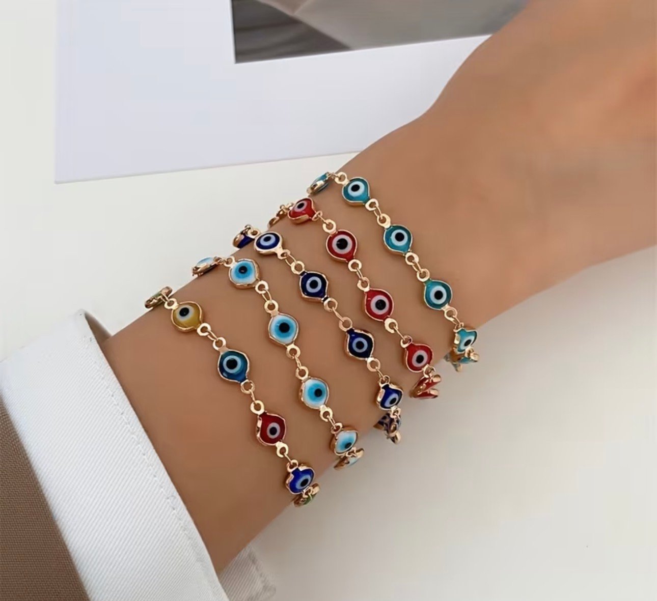 PULSERA OJO TURCO ACERO - Imagen 4