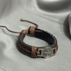 PULSERA DE CUERO SAN BENITO CAFE