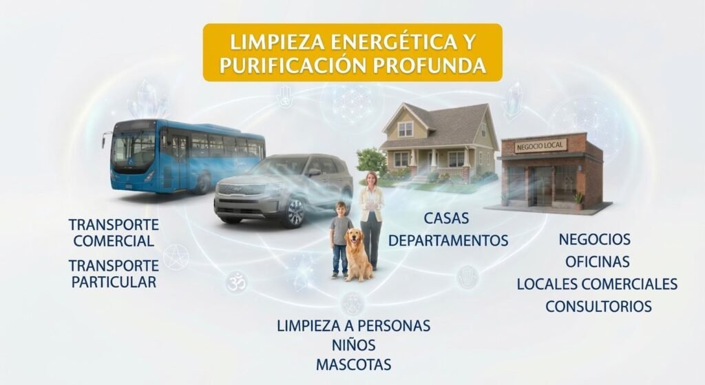 Limpieza energética a distancia (persona- vehículo-casa-negocio)